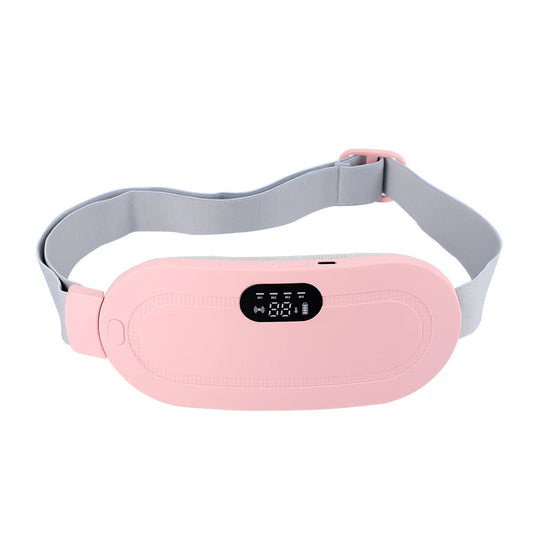 Electric Heating Pad Women Vibrator Period Pain Relief Device Menstrual Cramp Massager Blood Circulation Abdominal Belt Warmer