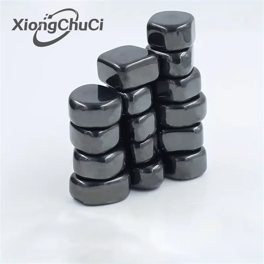 XiongChuCi Polished Black Lodestone Magnetite Multi-functional