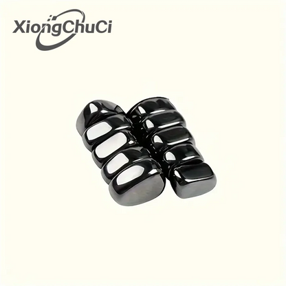 XiongChuCi Polished Black Lodestone Magnetite Multi-functional